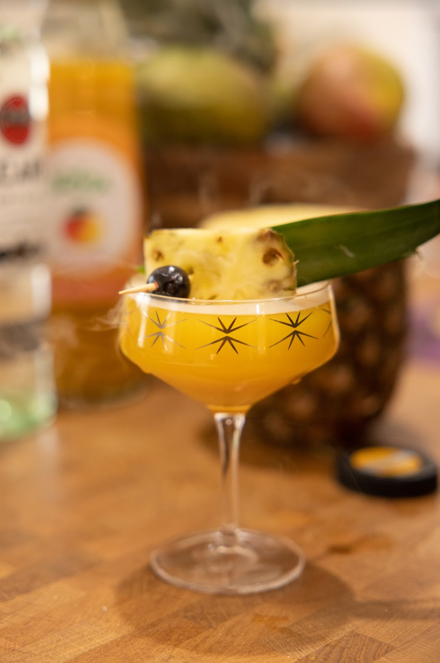 Smoked Passion Fruit Rum Punch